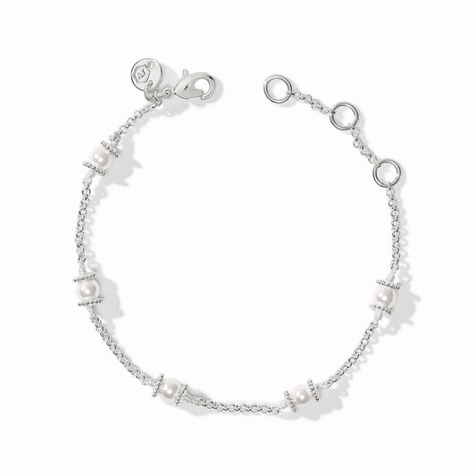 Hydra Delicate Bracelet- Pearl/Silver