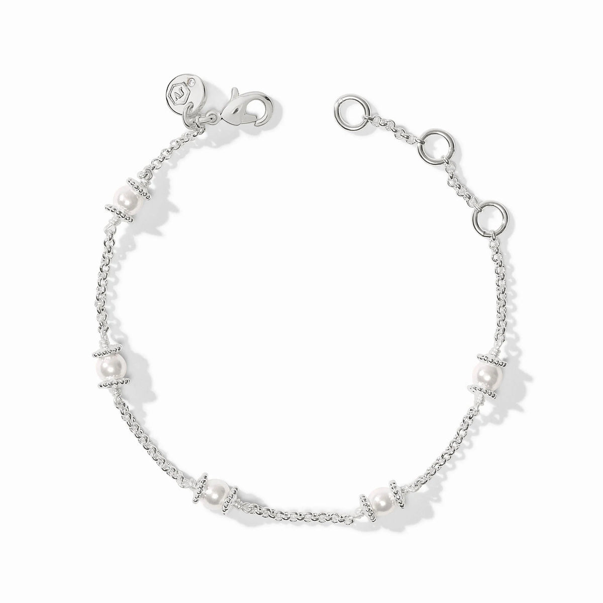 Hydra Delicate Bracelet- Pearl/Silver