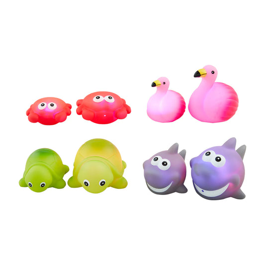 Mama & Baby Light-Up Bath Toy Set