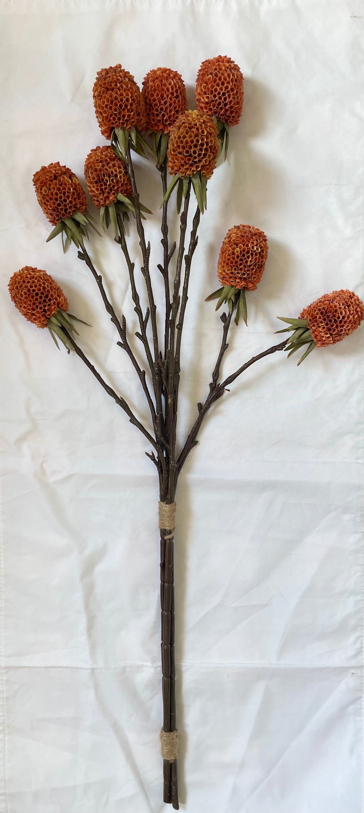 Faux pompom dahlias