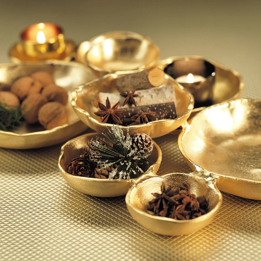 Cluster of Nine Round Serving Bowls