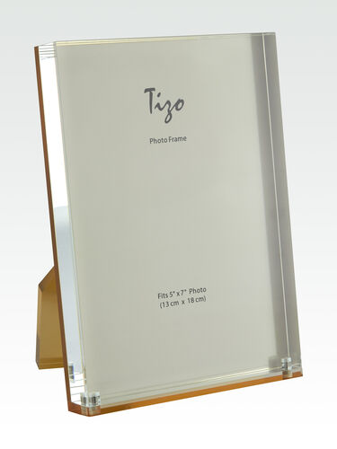 Gold Lucite Acrylic Frame