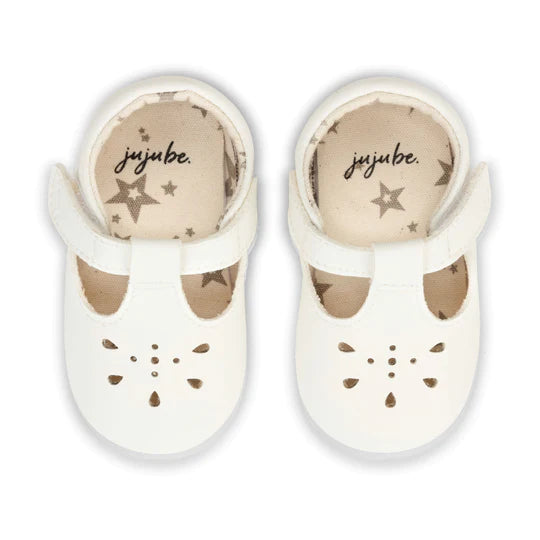 Mary Jane Snowy White Shoes