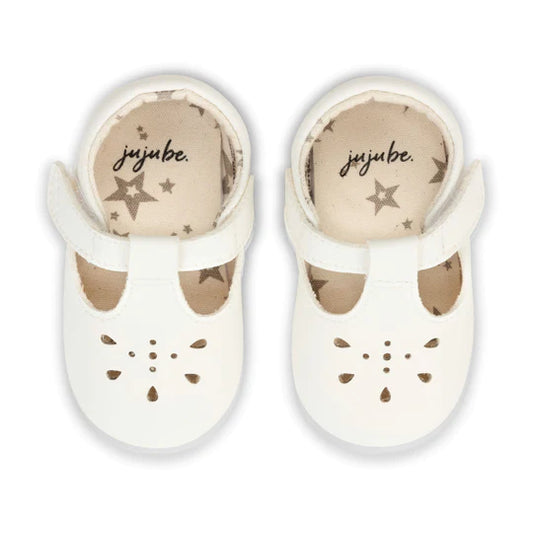 Mary Jane Snowy White Shoes