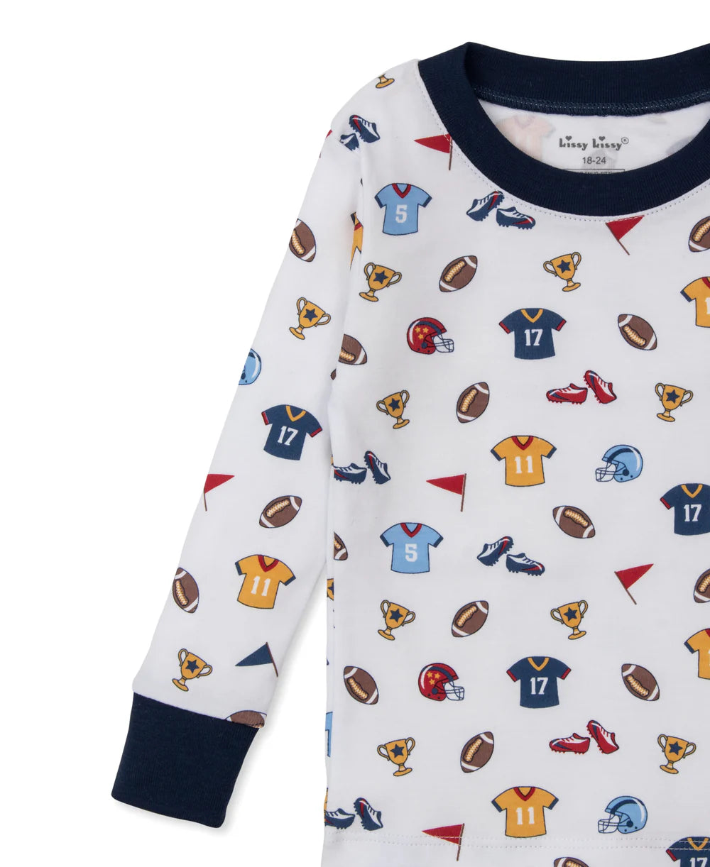 Kissy Kissy Football Fever Pajama Snug Set