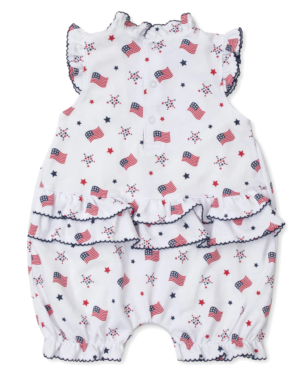 Kissy Kissy Star Spangled Spirit Ruffle Playsuit