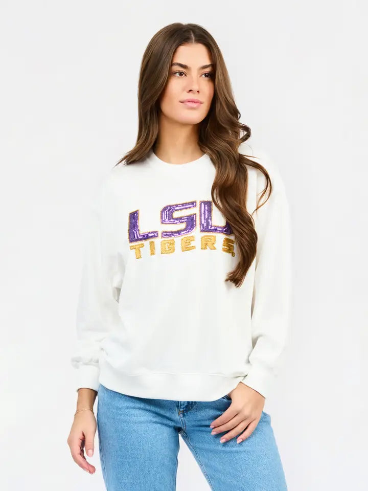 LSU Logo Sarah Sweatshirt