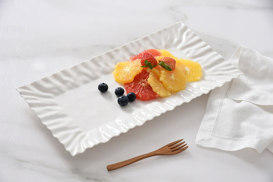 Mascali Bianca Rectangular Tray