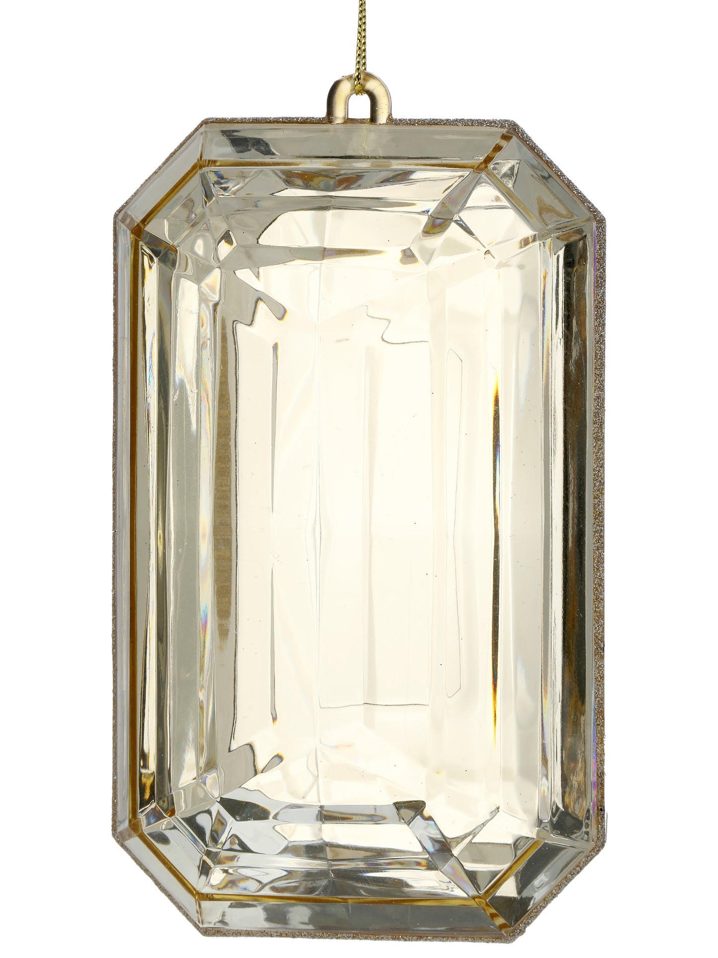 Acrylic Emerald Cut Precious Gem Ornament (9")