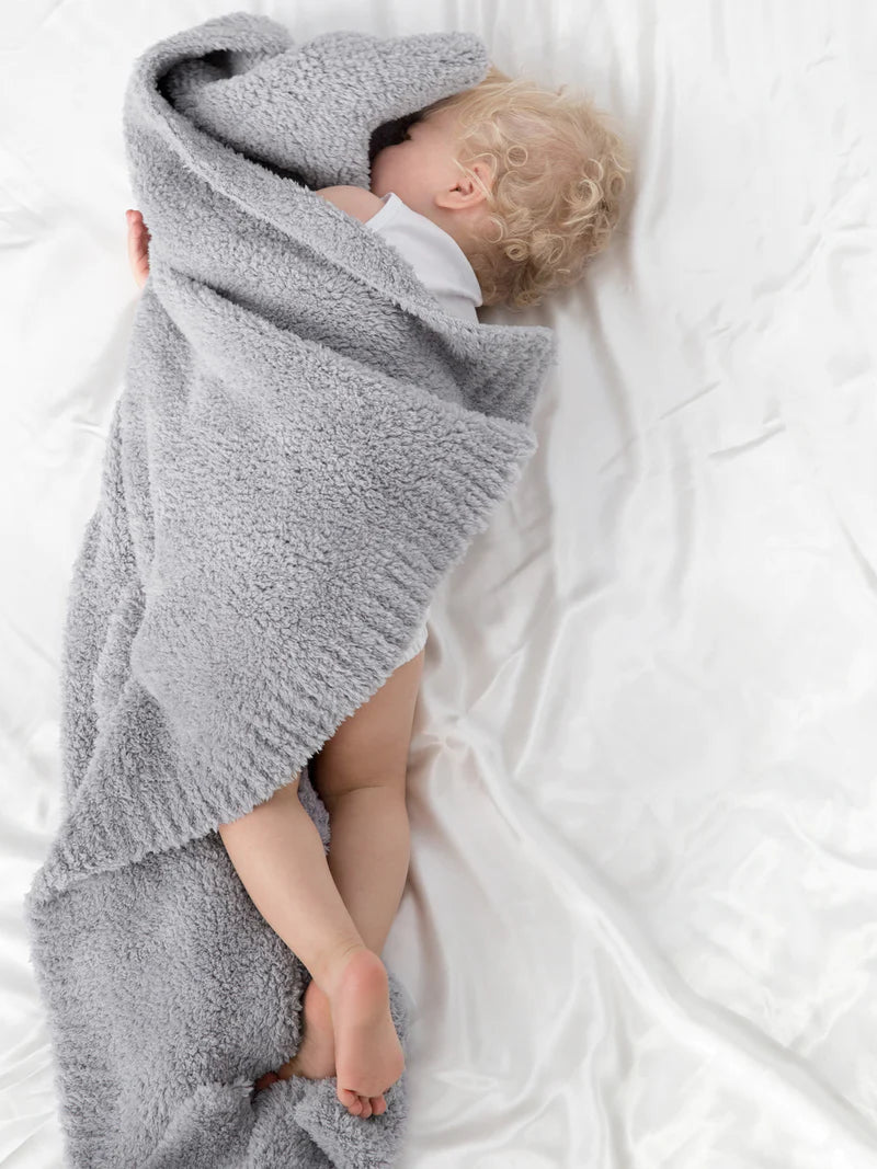 Little Giraffe Plush Chenille Knit Baby Blanket