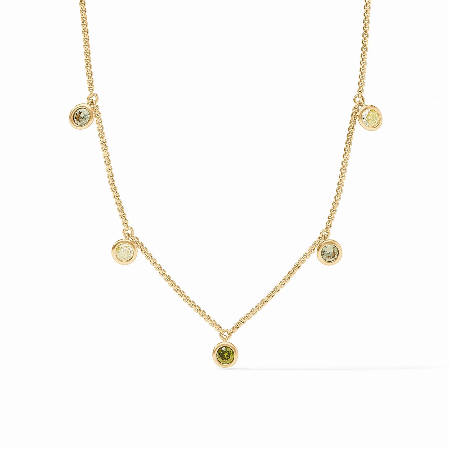 TS Rainbow Delicate Charm Necklace