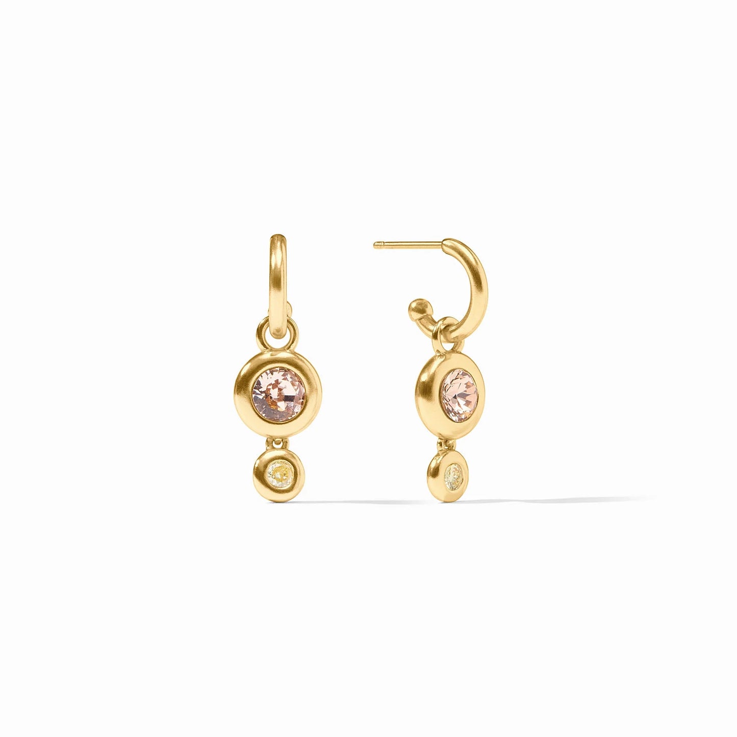 TS Rainbow Duo Hoop & Charm Earring