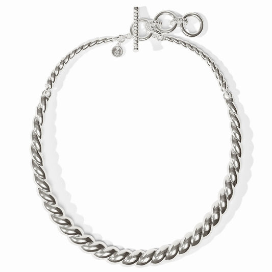 Ravello Collar Necklace- Silver