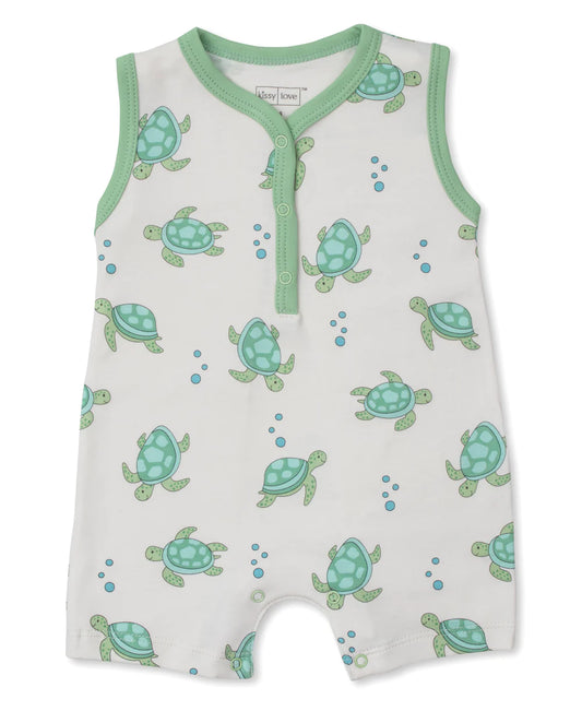 Kissy Kissy Playful Turtles Sleeveless Playsuit