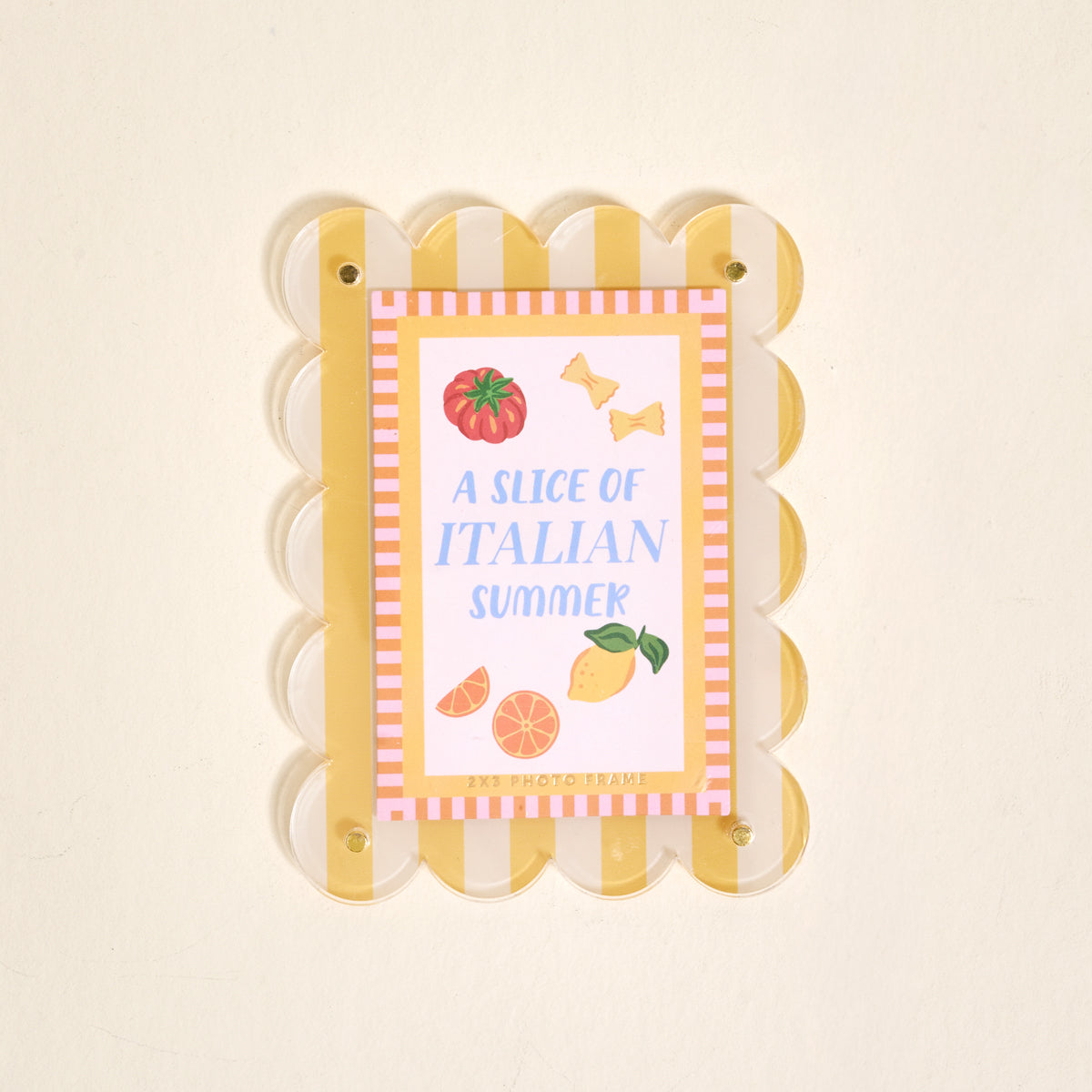 Mini Acrylic Picture Frame Magnet-Limoncello