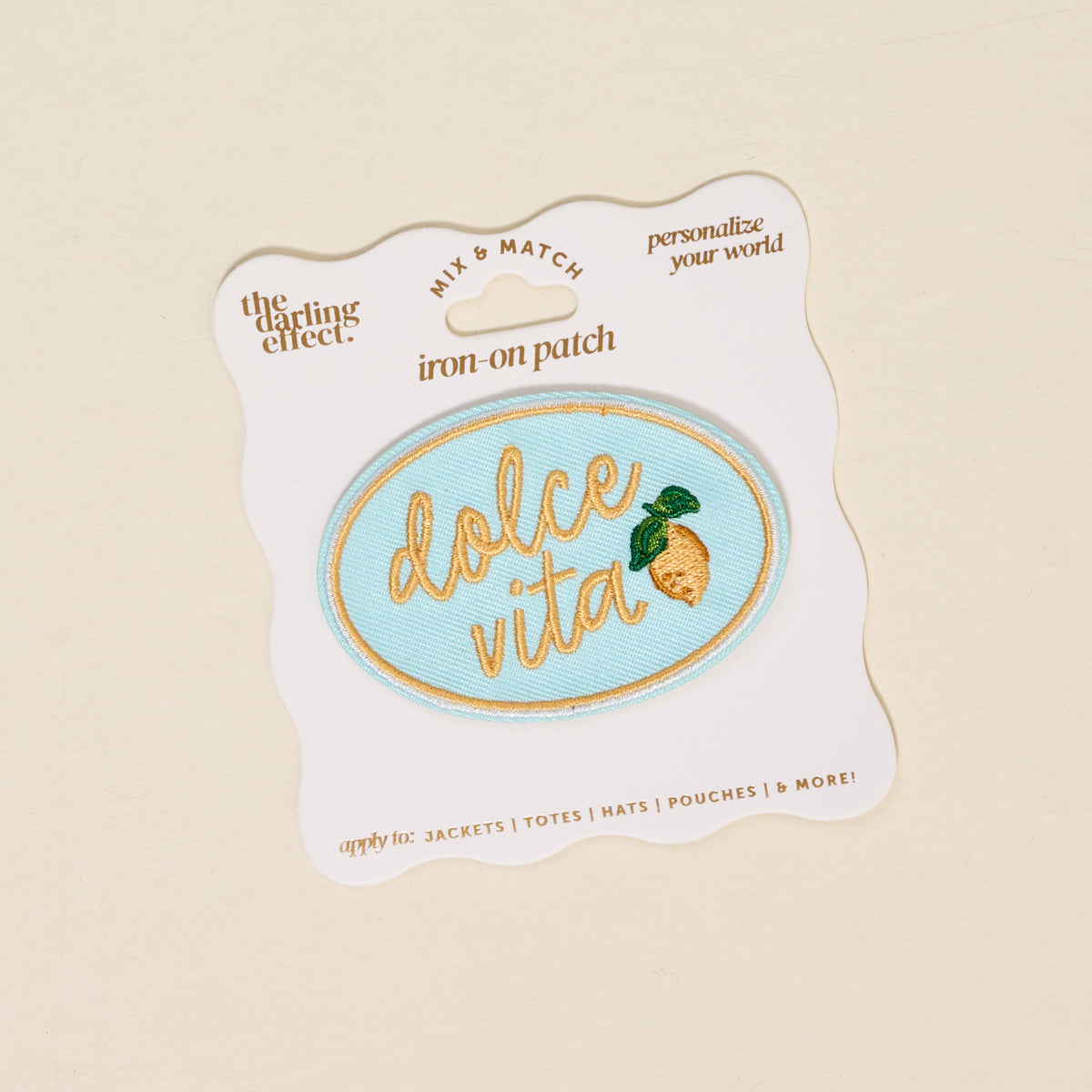 Mix & Match Iron-On Patch-Dolce Vita