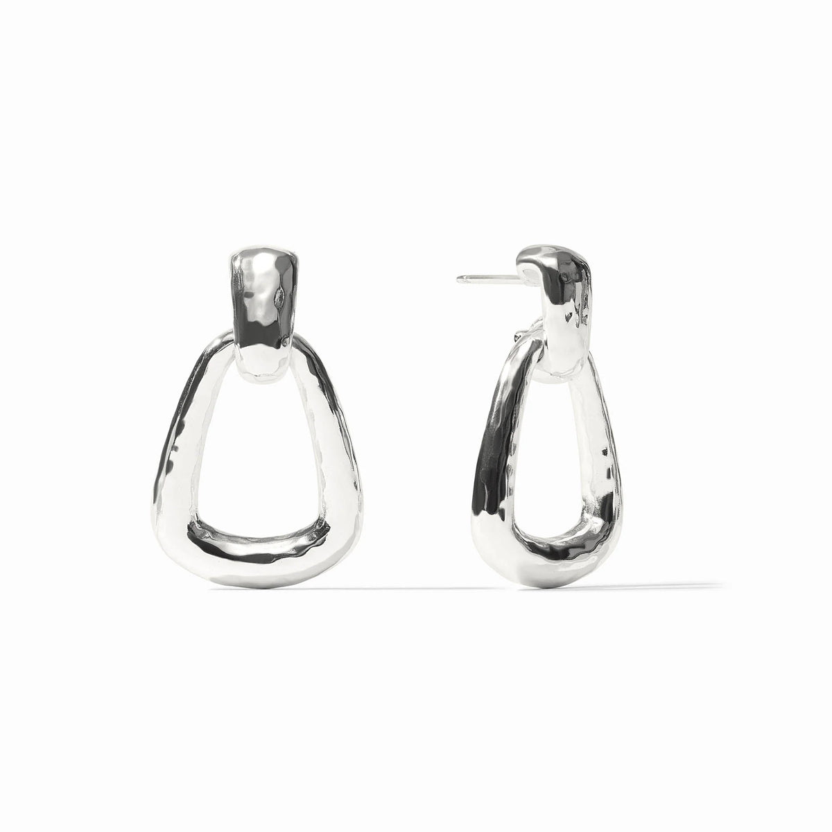Sahara Demi Doorknocker Earring- Silver