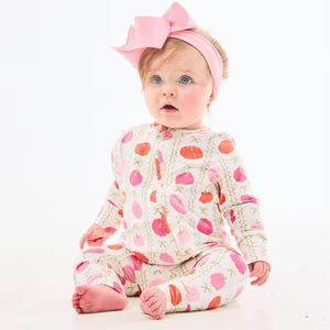 Little Pumpkin Baby PJ Onesie