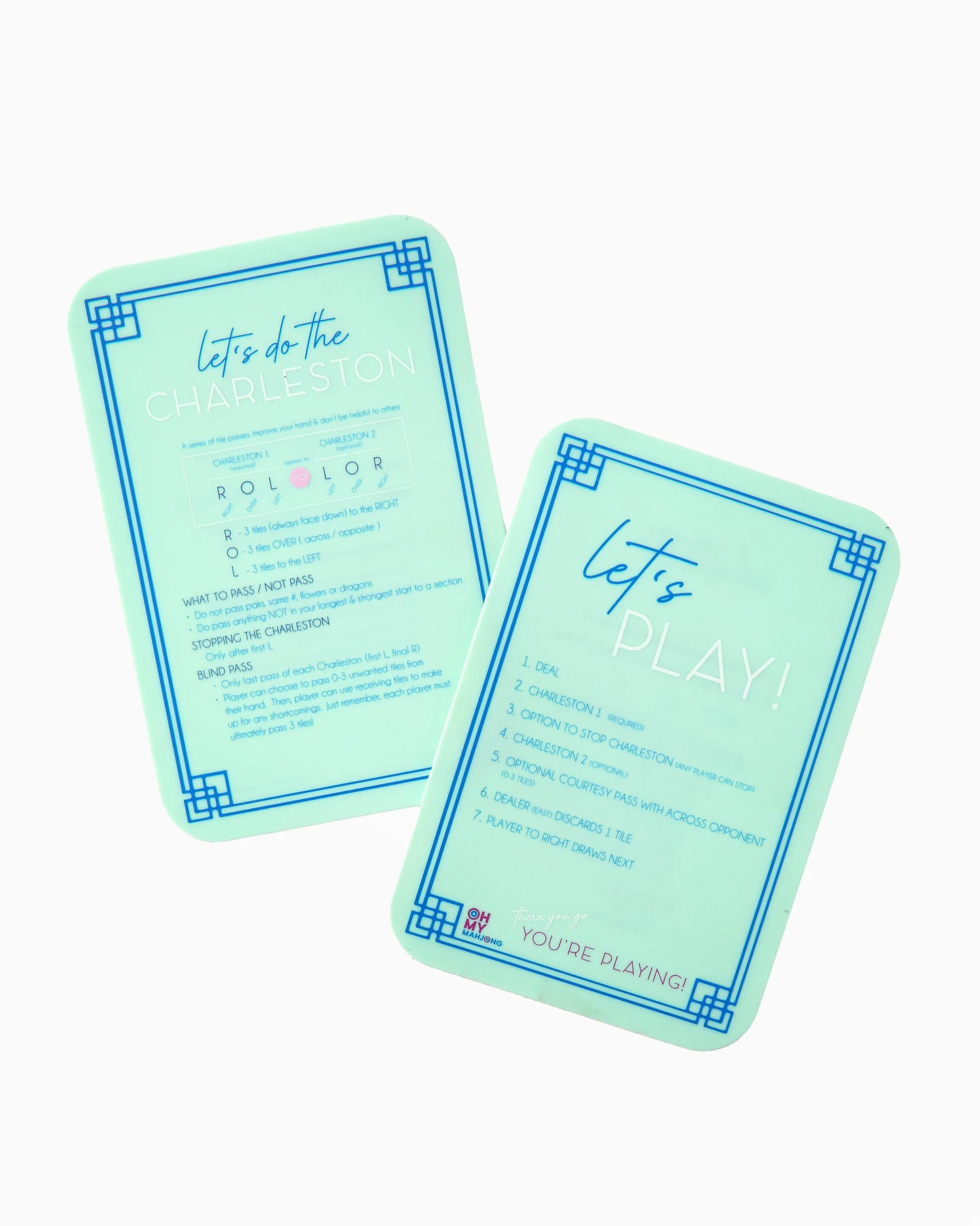 Mahjong Tile Shuffler Set