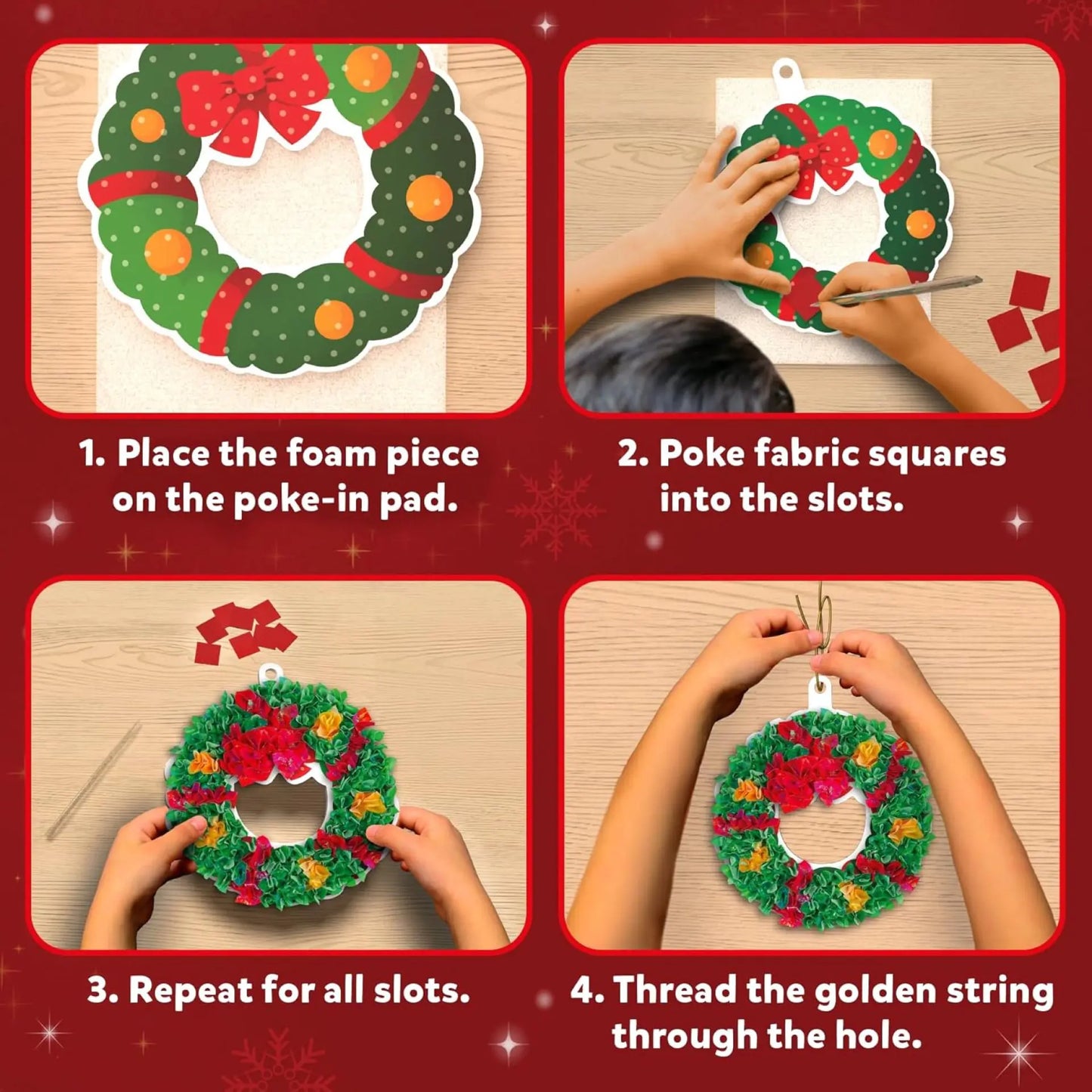 Poke in Art Christmas