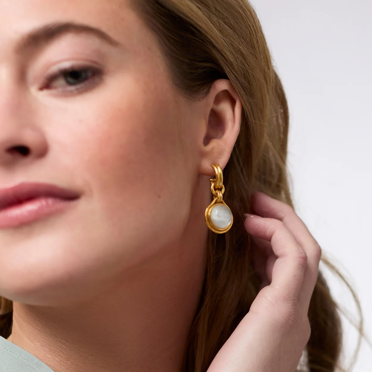 Solara Hoop & Charm Earring