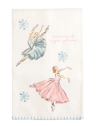 Sugar Plum Fairies Nutcracker Tea Towel