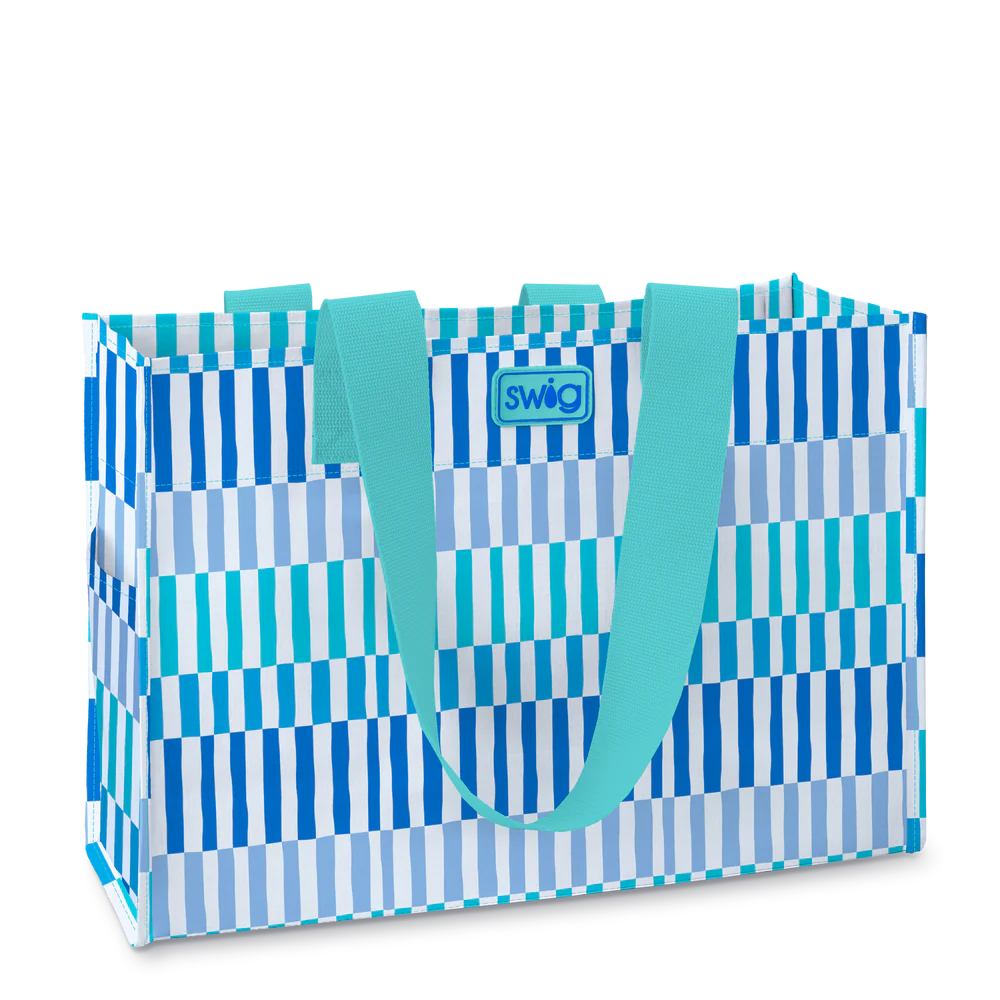 Swig Glacier Stripe Reusable Gift Bag (large)