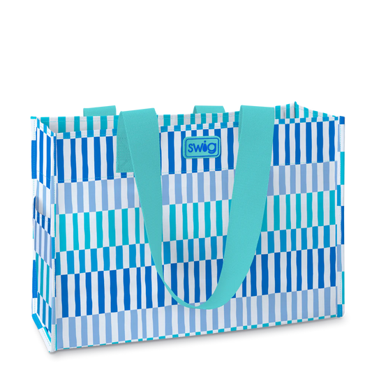 Swig Glacier Stripe Reusable Gift Bag (large)