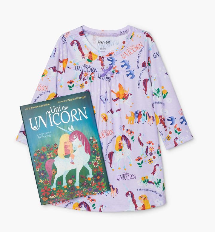 Uni The Unicorn Nightdress w/ Book