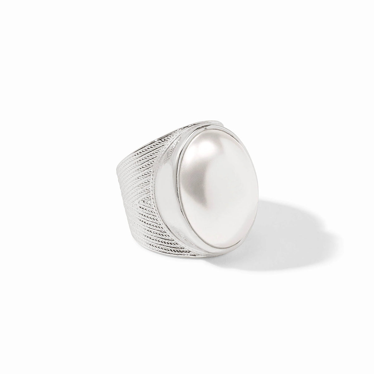 Verona Statement Ring- Pearl/Silver