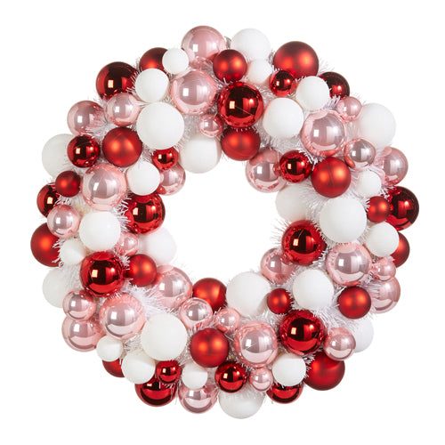 Multicolor Ball Ornament Wreath