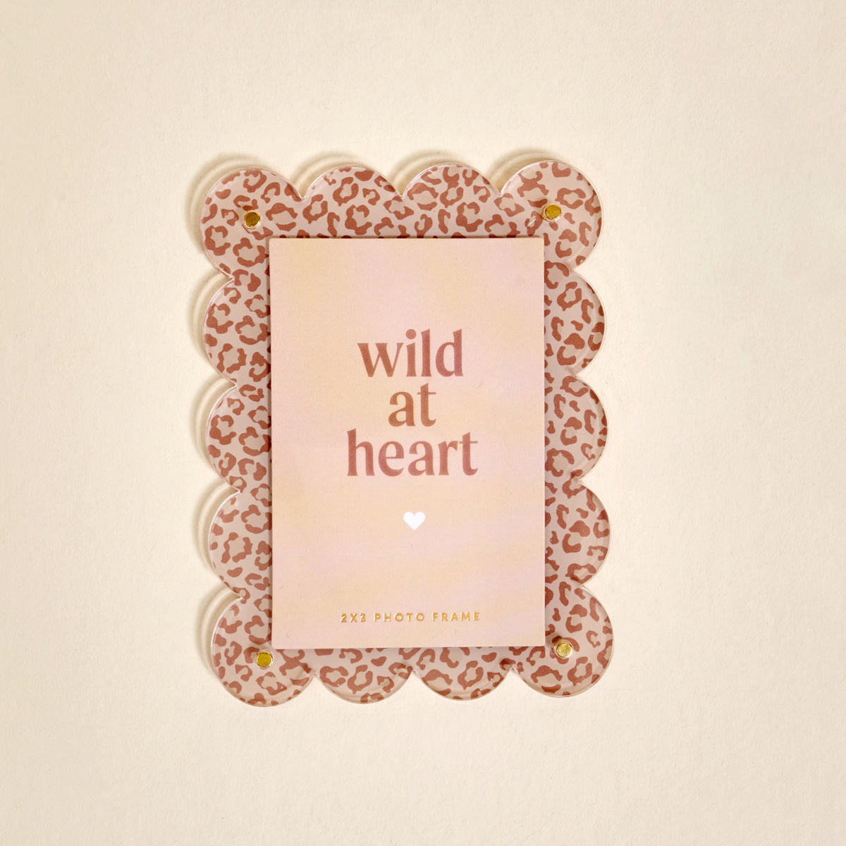 Mini Acrylic Picture Frame Magnet - Born Wild