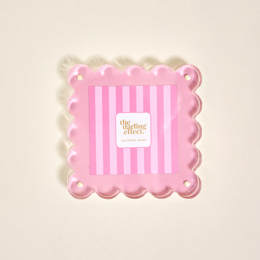 Square Scalloped Acrylic Frame