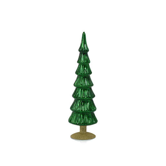 Miramonti Glass Tree on Gold Glitter Base