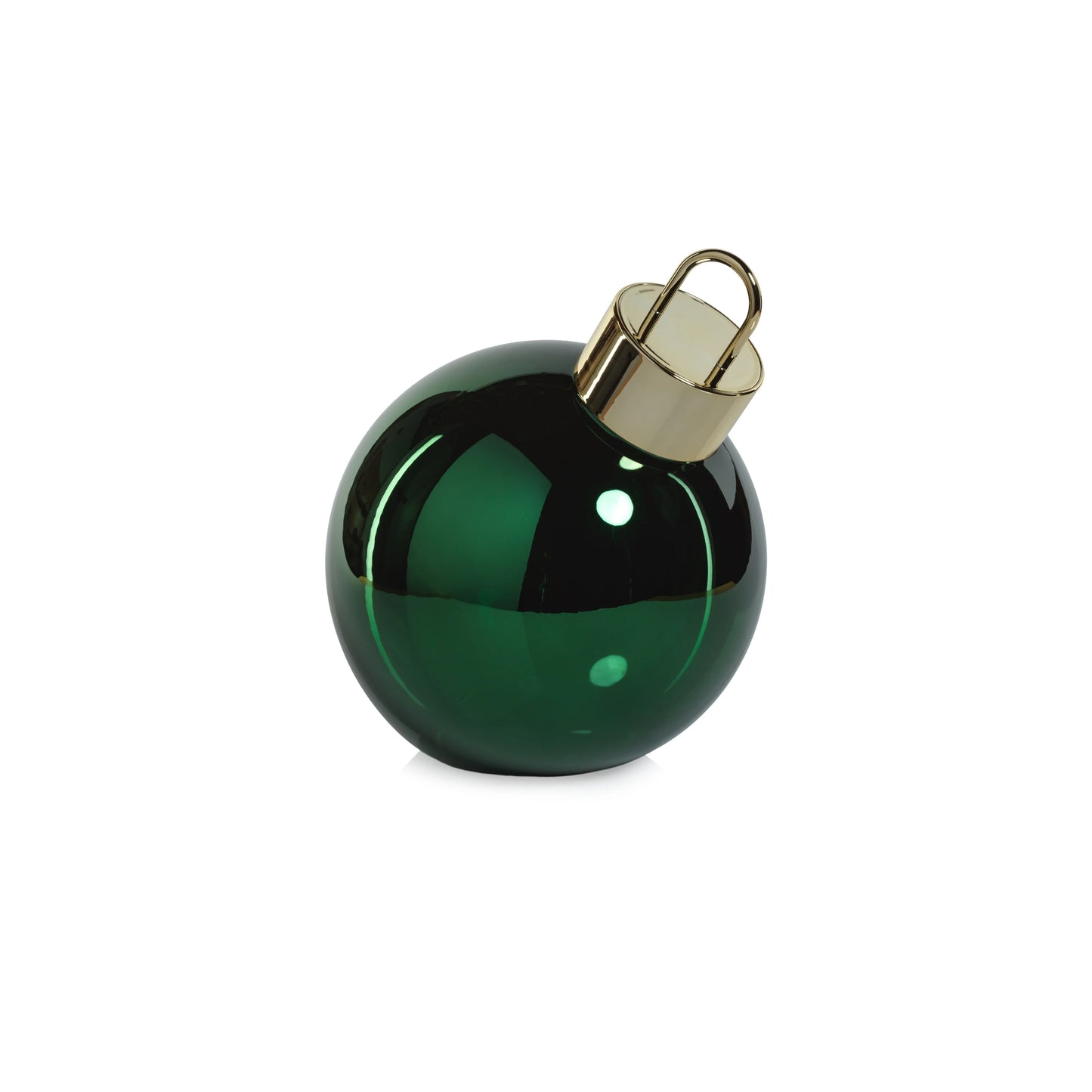 LED Metallic Glass Oversized Ornament Ball