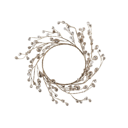 Beaded Glass Berry Wreath