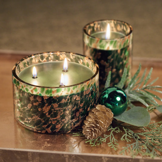 Spangled Glass Scented Candle – Siberian Fir (15.5 oz)