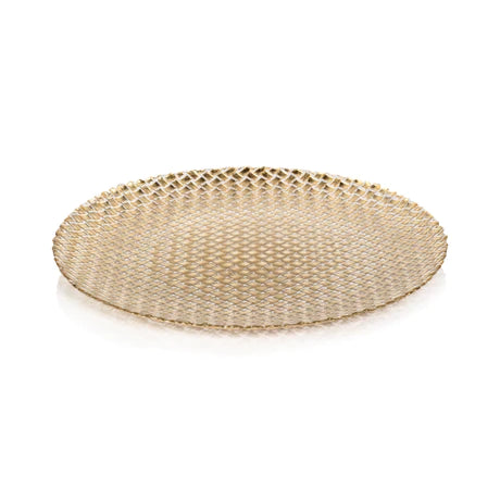 Braided Glass Plate