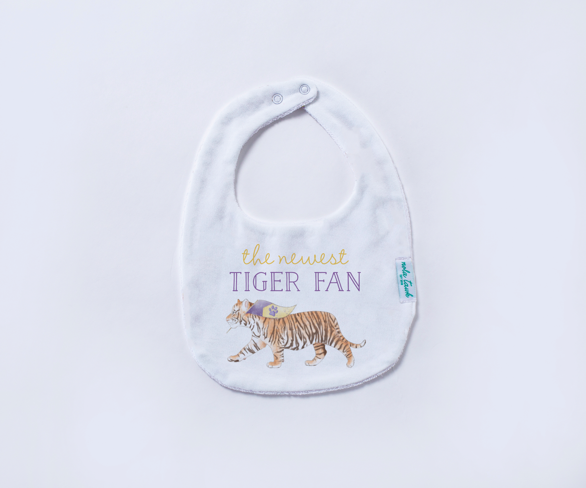 Newest Tiger Fan Baby Bib