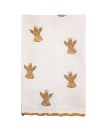 Angel Gold Embroidery Towel