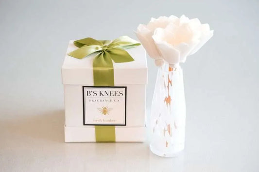 White Confetti Flower Reed Diffuser