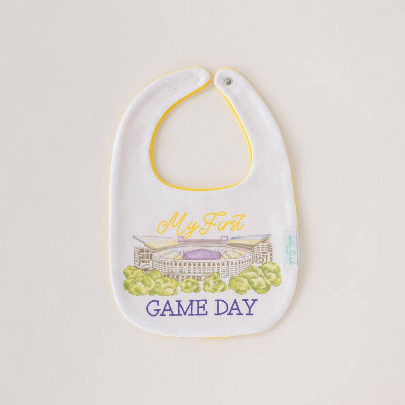 My First Game Day - LSU Baby Bib