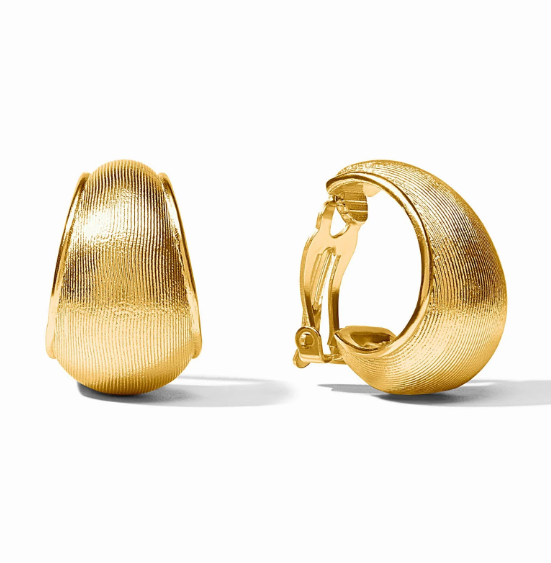 Cobblestone Hoop Clip Gold