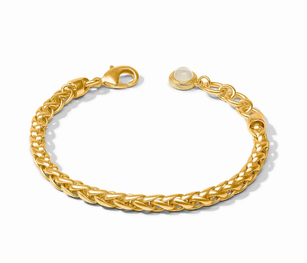Cobblestone Link Bracelet Gold