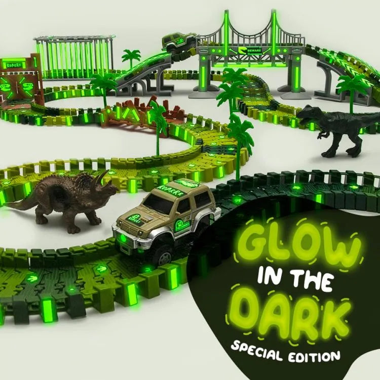 Dinosaur car race track online