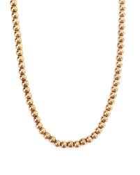 Beaded Gold Necklace