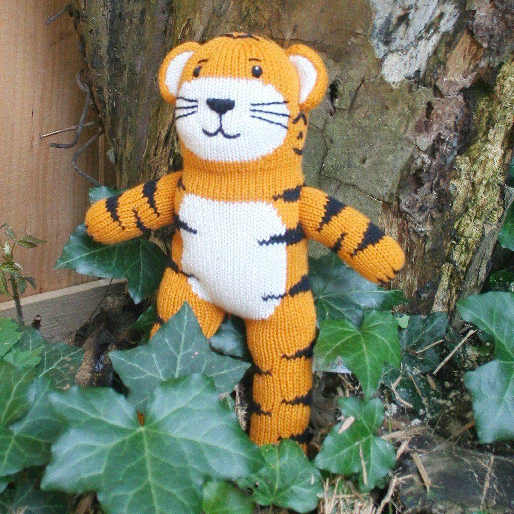 Kai the Tiger Knit Doll