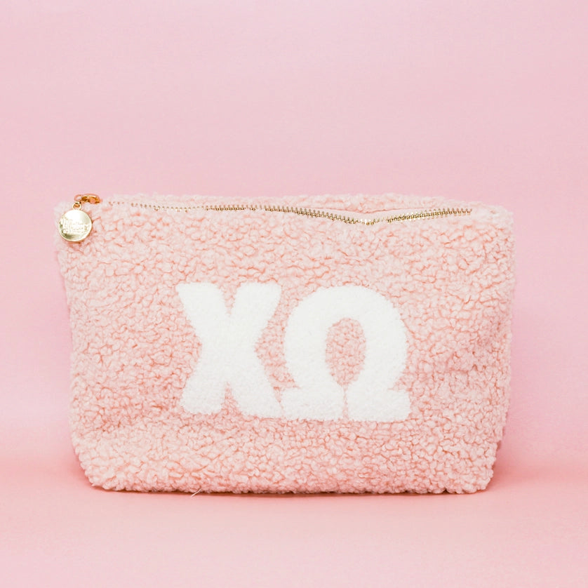 Sorority Blush Teddy Pouch – HighlandSide Interiors, Gifts and Monogramming