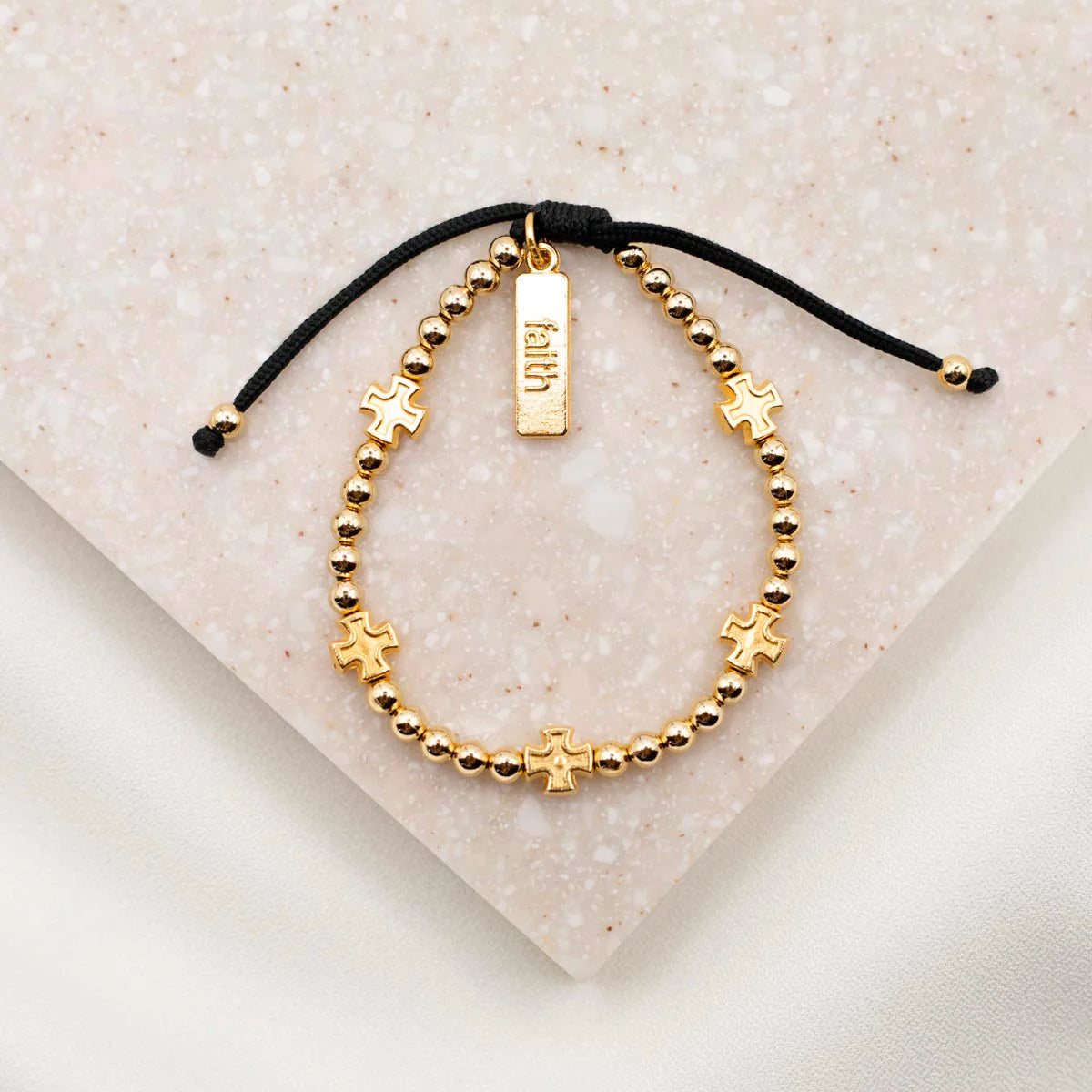 MSMH Faith Over Everything Beaded Bracelet