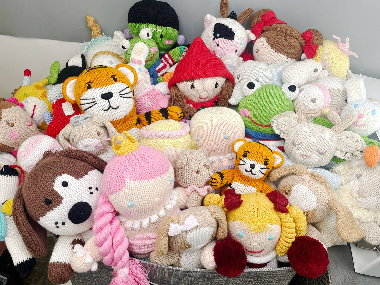 Kai the Tiger Knit Doll